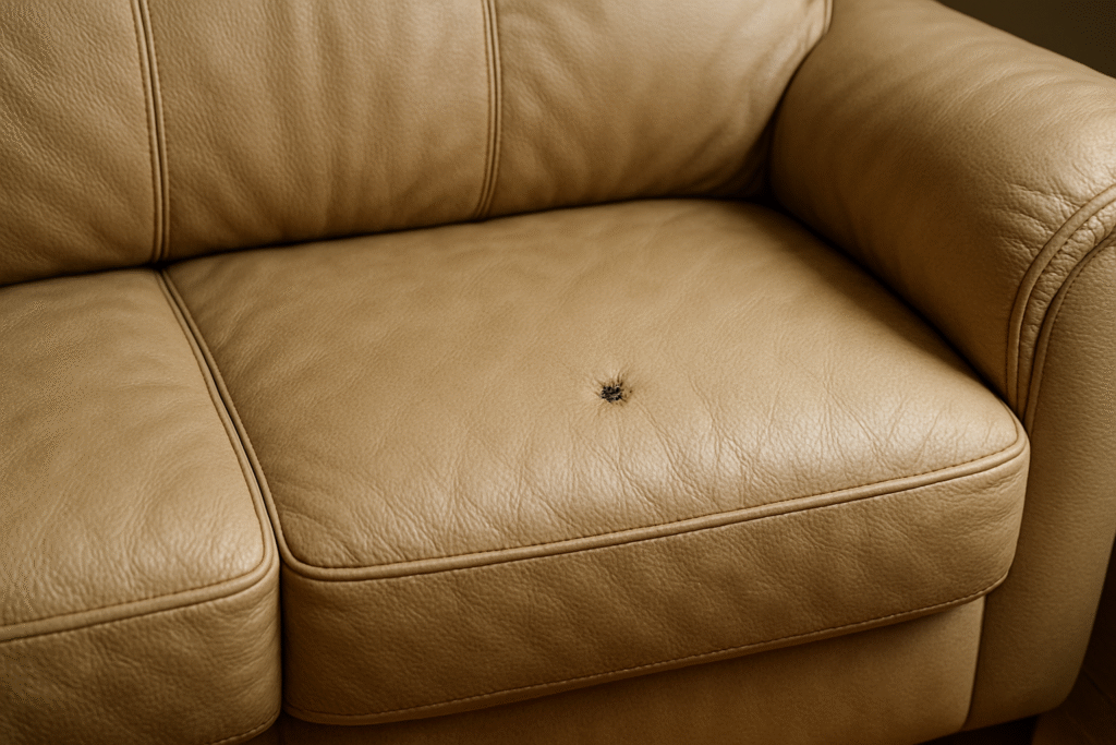 sofa repairing leather