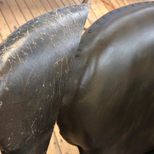 Fixing Leather Chair Damaged by Cat Scratches